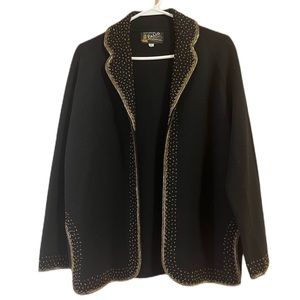 Palio 1960’s Vintage Beaded Wool Blazer